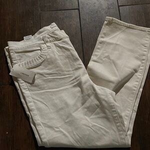 J Brand Cream Denim Pants